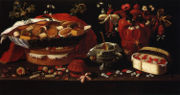 Still-life, by Portuguese painter Josefa de &Oacute;bidos, c.1679, Santar&eacute;m, Portugal, Municipal Library