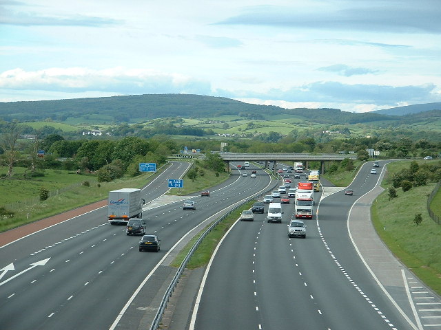 Image:M6 motorway near Carnforth.jpg
