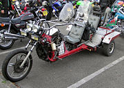 In some jurisdictions, the term "motorcycle" includes trikes
