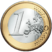 &euro;1 coin