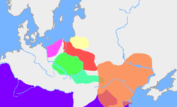 Eastern Europe in the 3rd century AD: &nbsp;&nbsp;&nbsp;&nbsp;&nbsp;Chernyakhov culture(associated with the Goths) &nbsp;&nbsp;&nbsp;&nbsp;&nbsp;Przeworsk culture &nbsp;&nbsp;&nbsp;&nbsp;&nbsp;Wielbark Culture (associated with the Goths) &nbsp;&nbsp;&nbsp;&nbsp;&nbsp;a Baltic culture (Aesti/Yotvingian?) &nbsp;&nbsp;&nbsp;&nbsp;&nbsp;Debczyn culture &nbsp;&nbsp;&nbsp;&nbsp;&nbsp;Roman Empire