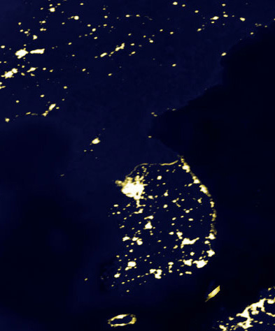 Image:Korean peninsula at night.jpg