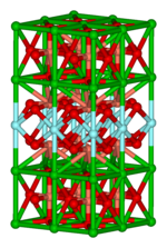 YBa2Cu3O7, or YBCO, is a high temperature superconductor able to levitate above a magnet when colder than its critical temperature of about 90 K (&minus;183&deg;C)