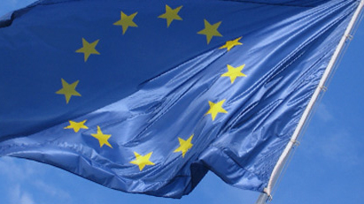 Image:European flag in the wind.jpg