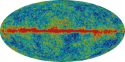 WMAP image of the cosmic microwave background radiation