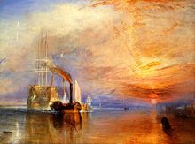 The Fighting T&eacute;m&eacute;raire tugged to her last Berth to be broken, J.M.W. Turner