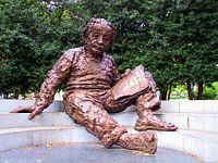 Albert Einstein Memorial located on the public grounds of the U.S. National Academy of Sciences, Washington, D.C.