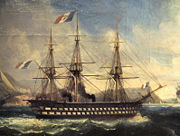 Le Napol&eacute;on (1850), the first steam battleship