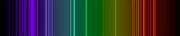 Sodium spectral lines.
