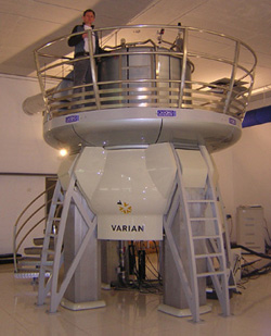 900MHz, 21.2&nbsp;T NMR Magnet at HWB-NMR, Birmingham, UK being loaded with a sample