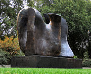 Knife Edge &ndash; Two Piece (1962) bronze, sited opposite the Houses of Parliament, Westminster, London.