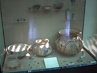 Pottery found at &Ccedil;atal H&ouml;y&uuml;k - sixth millennium BC
