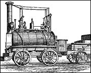 Bl&uuml;cher, an early railway locomotive built in 1814 by George Stephenson