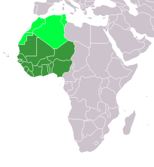 Western Africa (UN subregion) Maghreb