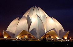 Bah&aacute;'&iacute; Lotus Temple in South Delhi