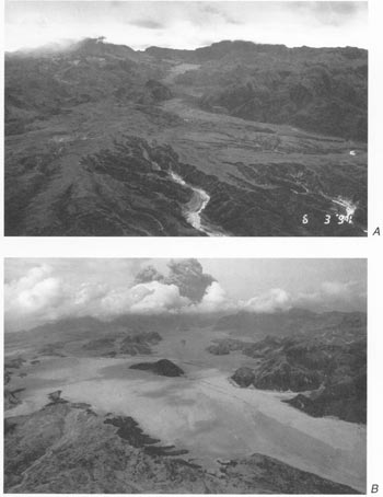 Image:River valley filled in by pyroclastic flows, Mt. Pinatubo.jpg