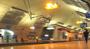 Haussmann - Saint-Lazare on the RER&nbsp;E.