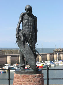 A statue of the Ancient Mariner at Watchet Harbour, Somerset, England, unveiled in September 2003 as a tribute to Samuel Taylor Coleridge.Ah&nbsp;! well a-day&nbsp;! what evil looksHad I from old and young&nbsp;!Instead of the cross, the AlbatrossAbout my neck was hung.