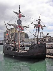 The carrack Santa Mar&iacute;a of Christopher Columbus