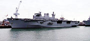 HMS&nbsp;Ocean: the Royal Navy's helicopter carrier.