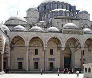 S&uuml;leymaniye Mosque in Istanbul, built by Mimar Sinan, Suleiman's chief architect