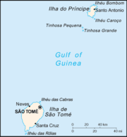 Map of S&atilde;o Tom&eacute; and Pr&iacute;ncipe