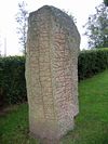 The 9th century K&auml;lvesten stone is the oldest runestone that talks of expeditions in the East.