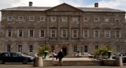 Leinster House, the seat of Oireachtas &Eacute;ireann (the Irish parliament).
