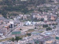 Escaldes-Engordany with Caldea spa (center)