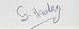 Stephen Hawking's signature