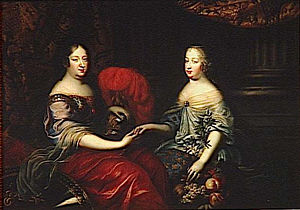 Anne of Austria and her niece, Marie-Th&eacute;r&egrave;se, both Infantas of Spain and Queens of France