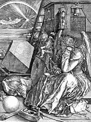 Melencolia I, 1514, Albrecht D&uuml;rer engraving