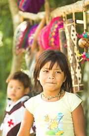 A young Guaran&iacute; girl.