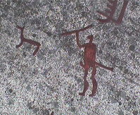 Rock carvings from Tanum, Bohusl&auml;n. Rock carvings (petroglyphs) are common all over Scandinavia and several thousands have been found in Sweden alone.