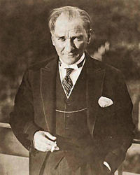 Mustafa Kemal Atat&uuml;rk, founder and first President of the Republic of Turkey