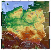 Poland&rsquo;s topography