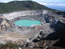 Po&aacute;s Volcano Crater is one of the country's main tourist attractions.