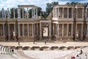 Roman theater in M&eacute;rida.