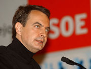 Jos&eacute; Luis Rodr&iacute;guez Zapatero, Prime Minister of Spain.