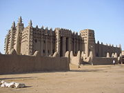 The Great Mosque of Djenn&eacute; is host to an annual festival.