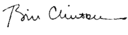 Bill Clinton's signature