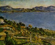 Paul C&eacute;zanne: The bay of Marseille from l'Estaque.