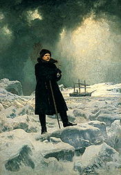 An 1886 painting of Adolf Erik Nordenski&ouml;ld during his exploration of the Arctic regions, by Georg von Rosen