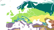 Biomes of Europe:  &nbsp;&nbsp;&nbsp;&nbsp;&nbsp;tundra  &nbsp;&nbsp;&nbsp;&nbsp;&nbsp;alpine tundra  &nbsp;&nbsp;&nbsp;&nbsp;&nbsp;taiga  &nbsp;&nbsp;&nbsp;&nbsp;&nbsp;montane forest  &nbsp;&nbsp;&nbsp;&nbsp;&nbsp;temperate broadleaf forest &nbsp;&nbsp;&nbsp;&nbsp;&nbsp;mediterranean forest &nbsp;&nbsp;&nbsp;&nbsp;&nbsp;temperate steppe &nbsp;&nbsp;&nbsp;&nbsp;&nbsp;dry steppe