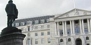 The main Bank of England fa&ccedil;ade, c. 1980.