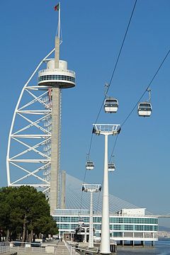 Vasco da Gama Tower, at the Parque das Na&ccedil;&otilde;es