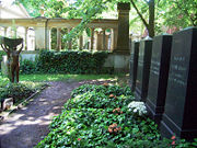 Graves of the Brothers Grimm in the St Matth&auml;us Kirchhof Cemetery in Sch&ouml;neberg, Berlin.