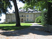 Voltaire's ch&acirc;teau at Ferney, France.