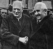 Churchill secretly meets with President Ismet In&ouml;n&uuml; at the Yenice Station 15&nbsp;miles (24&nbsp;km) outside of Adana in south-east Turkey, on January 30, 1943