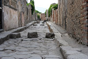 A paved street